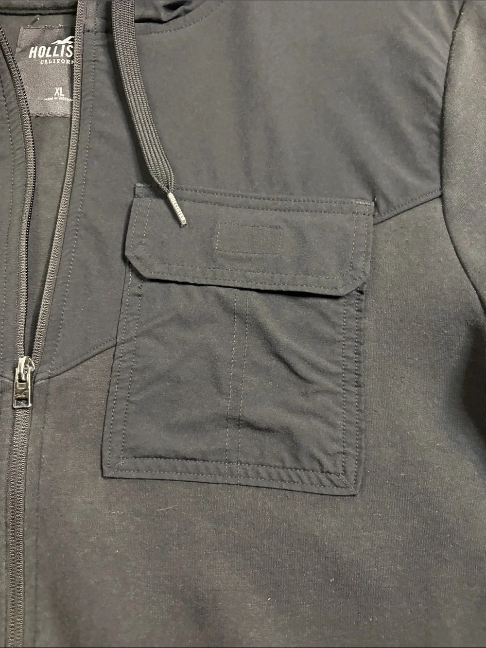 Hollister zip front